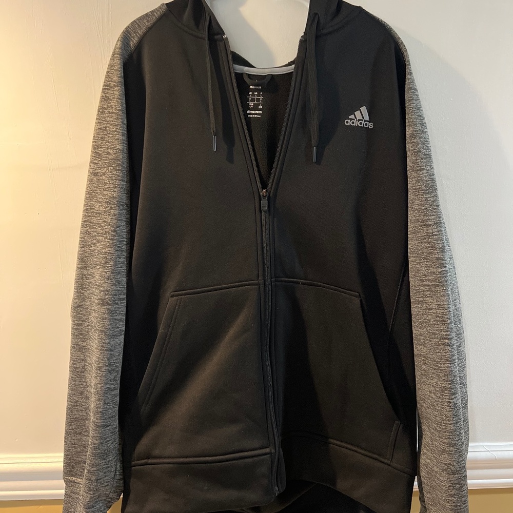 Mens Adidas zip up hoodie